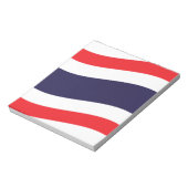 Thai Flag Wave Notitieblok (Gedraaid)