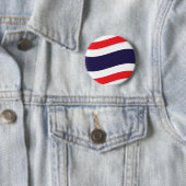 Thai Flag Wave Ronde Button 5,7 Cm (In situ)
