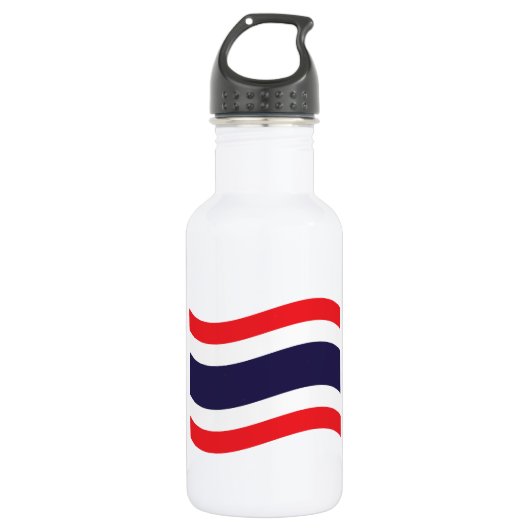Thai Flag Wave Waterfles (Voorkant)
