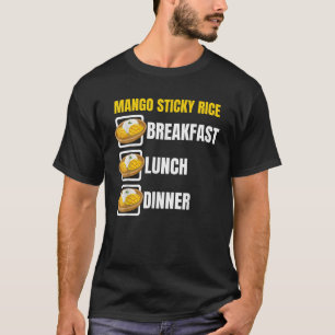 Thai Food Lover Mango Sticky Rijst T-shirt