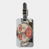 Thai Ghost Face, Phi Ta Khon Mask Festival, Loei Bagagelabel (Voorkant verticaal)