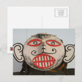 Thai Ghost Face, Phi Ta Khon Mask Festival, Loei Briefkaart (Voorkant / Achterkant)