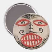 Thai Ghost Face, Phi Ta Khon Mask Festival, Loei Magneet (Voorkant / Achterkant)