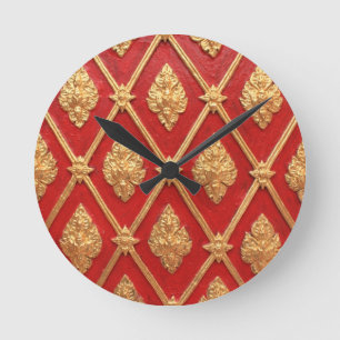 Thai kunstpatroon ronde klok