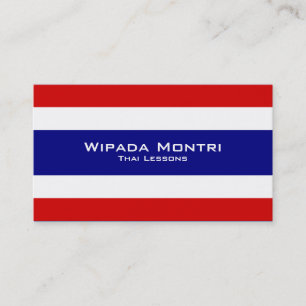 Thai Lessons/Siamese leraar Visitekaartje