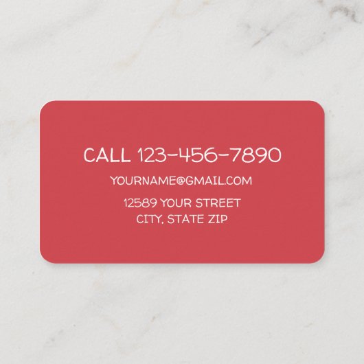 Thai Massage Mobile Spa Visitekaartje (Achterkant)