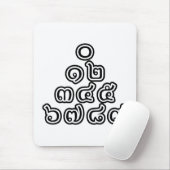 Thai Nummers piramid ♦ Thai Taalscript ♦ Muismat (Met muis)