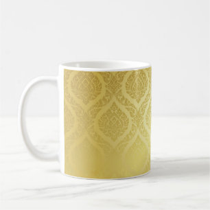 Thai Pattern opperste gouden ruggrondthai, patroon Koffiemok