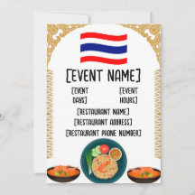 Thai Restaurant-evenementen en -introducties