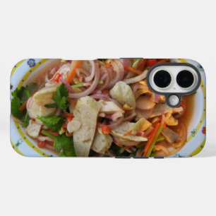 Thai Spicy Sausage Salad ... Asian Street Food iPhone 16 Hoesje