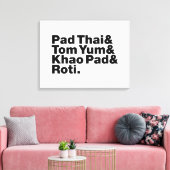 Thai Street Food Canvas Afdruk (Insitu (Woonkamer))