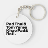 Thai Street Food Sleutelhanger (Achterkant)