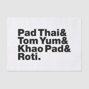Thai Street Food Tissuepapier