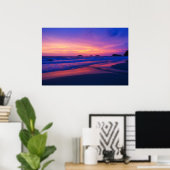 Thai Sunset (groot) Poster (Thuiskantoor)