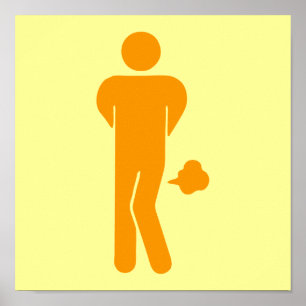 THAI-VOEDSEL KAN SPIEK ⚠ Funny Sign : Restrooms ⚠ Poster