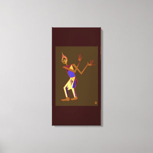 Thaidanser - man canvas afdruk