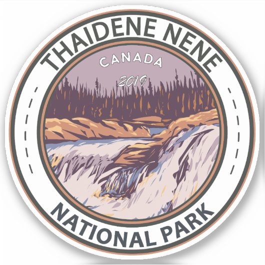 Thaidene Nene National Park Canada Travel  Sticker (Voorkant)