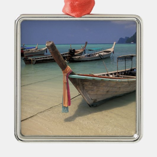 Thailand, Andaman Zee, Ko Phi Phi Island Metalen Ornament (Voorkant)