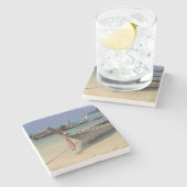 Thailand, Andaman Zee, Ko Phi Phi Island Stenen Onderzetter (Zijkant)