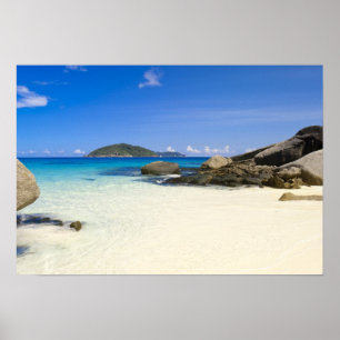 Thailand, Andamanzee. Ko Miang-eiland Similan Poster