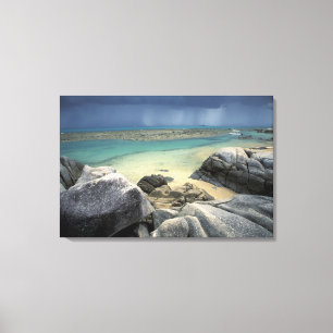Thailand, Andamanzee, Ko Phi Phi-eiland, Schildera Canvas Afdruk
