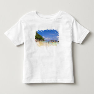 Thailand, Andamanzee. Passagiers aan land bij Kinder Shirts