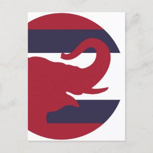 Thailand Aziatische olifant Thaise nationale diere Briefkaart