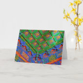 Thailand, Bangkok| Drakentempel Kaart (Gele Bloem)