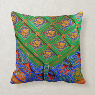 Thailand, Bangkok   Drakentempel Kussen