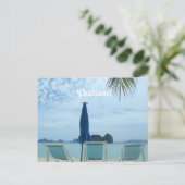 Thailand Beach Briefkaart (Staand voorkant)
