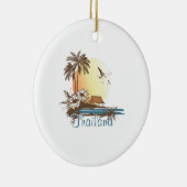 Thailand Beach Hut Keramisch Ornament (Rechts)