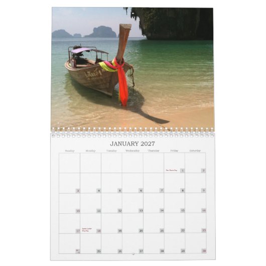 Thailand Beaches Agenda 2012 Kalender (Jan 2027)