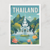 Thailand  bekende reisplaats briefkaart (Voorkant)