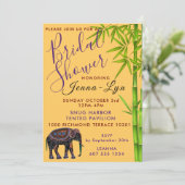 Thailand Bridal Shower Uitnodiging (Staand voorkant)