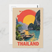 Thailand Briefkaart (Voorkant / Achterkant)