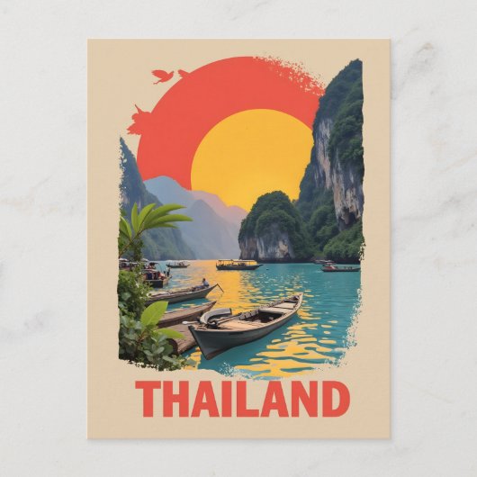 Thailand Briefkaart (Voorkant)
