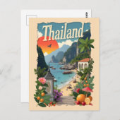 Thailand Briefkaart (Voorkant / Achterkant)