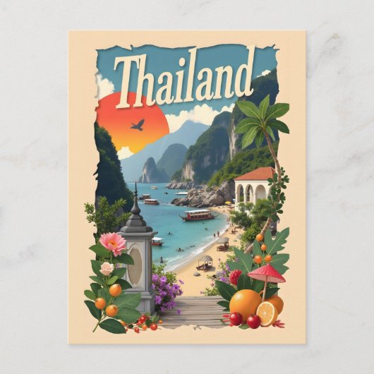 Thailand Briefkaart (Voorkant)