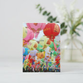 Thailand Buddhist Temple Celebration Briefkaart (Staand voorkant)