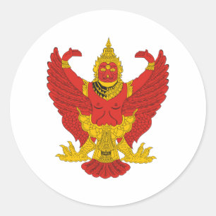 Thailand Emblem Ronde Sticker