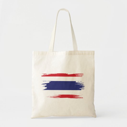 Thailand Flag Brush Art Tote Bag (Voorkant)