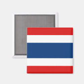Thailand Flag Magnet Magneet (Voorkant / Achterkant)