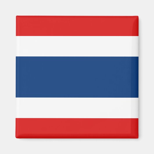 Thailand Flag Magnet Magneet (Voorkant)