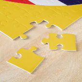 Thailand Hart Vlag Legpuzzel (Zijkant)