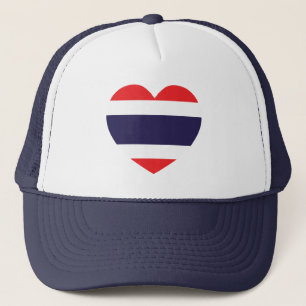 Thailand Heart Flag Trucker Pet