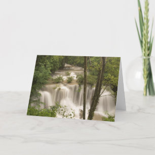 Thailand, Huai Mae Khamin-waterval Kaart