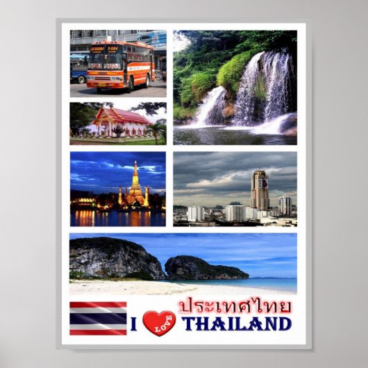 Thailand - I Love - Poster (Voorkant)