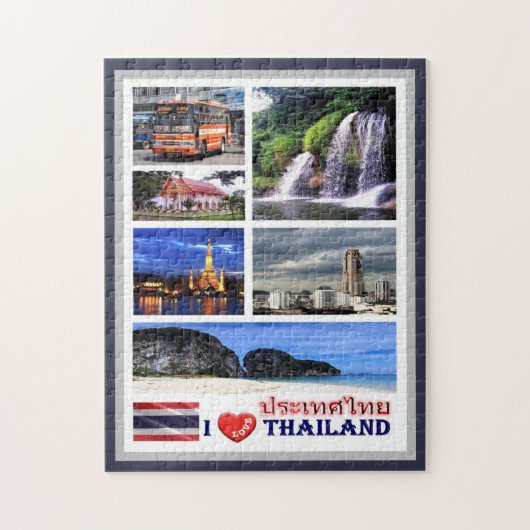Thailand - Ik hou van - Legpuzzel (Verticaal)
