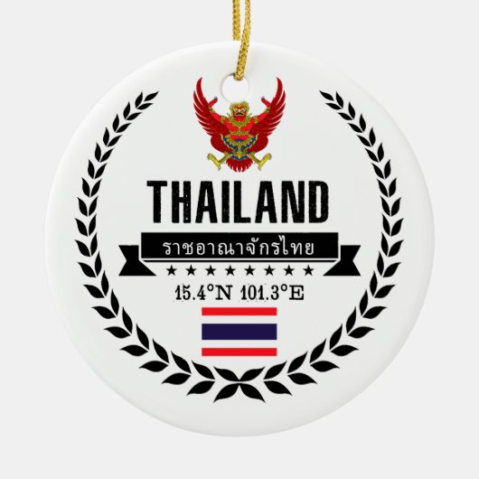 Thailand Keramisch Ornament (Voorkant)