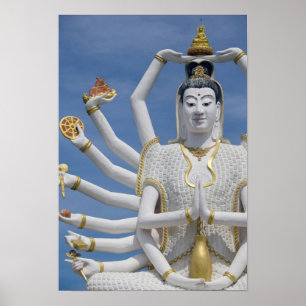 Thailand, Ko Samui, ook bekend als Koh Samui). Wat Poster